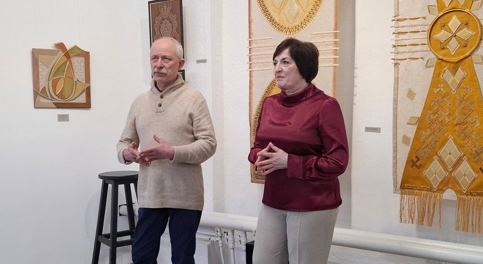 У ЦЕНТРІ СУЧАСНОГО МИСТЕЦТВА ВІДКРИЛАСЯ ВИСТАВКА  ТВОРІВ ОЛЬГИ ШУЛЕПИ "МАГІЯ СИМВОЛУ"