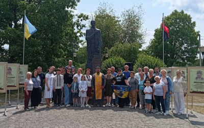 В УГОРНИКАХ ВШАНУВАЛИ ПАМ'ЯТЬ СТЕПАНА ЛЕНКАВСЬКОГО