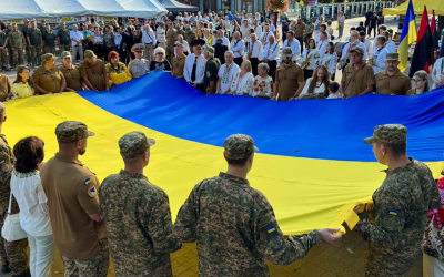 ОФІЦІЙНА ЦЕРЕМОРНІЯ ПІДНЯТТЯ ДЕРЖАВНОГО ПРАПОРА
